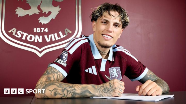 Alejandro Garnacho: Aston Villa announce loan deal for Chelsea winger