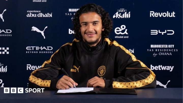Ayyoub Bouaddi: Manchester City sign Morocco midfielder from Lille in £86m deal