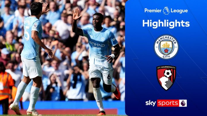 Late goals see Man City snatch win against Cherries