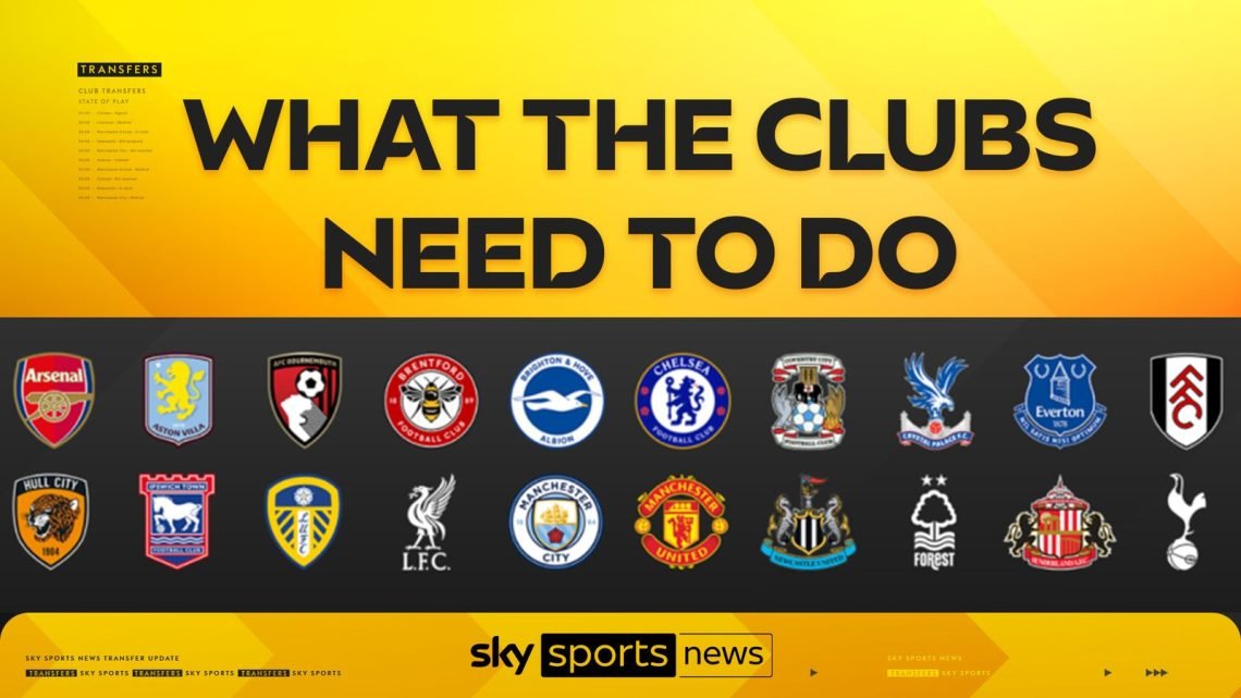 What the 20 Premier League clubs still need to do in the transfer window What the 20 Premier League clubs still need to do in the transfer window