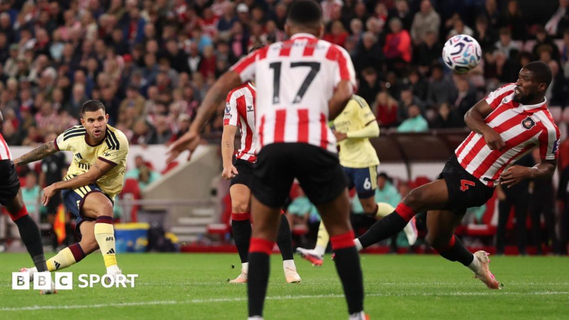 Sunderland 0-2 Arsenal: Bruno Guimaraes and Bukayo Saka score in win Sunderland 0-2 Arsenal: Bruno Guimaraes and Bukayo Saka score in win