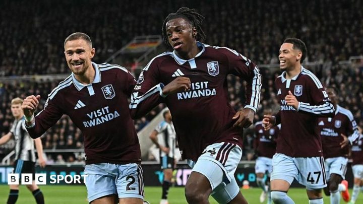 Newcastle United 0-1 Aston Villa: Johan Manzambi goal gives visitors victory