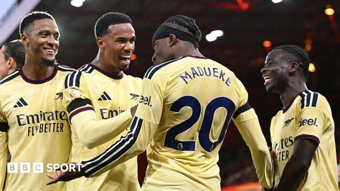 Nottingham Forest 0-1 Arsenal: Noni Madueke scores as Gunners win tight Premier League game